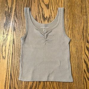 AE ribbed tank (mauve)